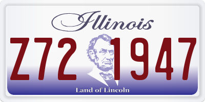 IL license plate Z721947