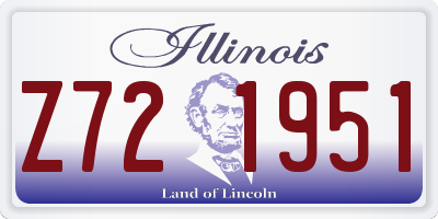 IL license plate Z721951