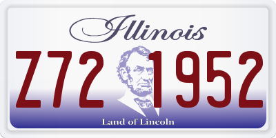 IL license plate Z721952