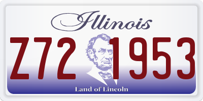 IL license plate Z721953