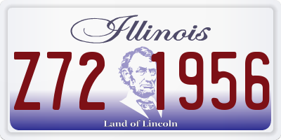 IL license plate Z721956