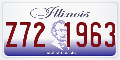 IL license plate Z721963