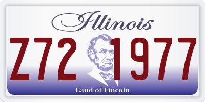 IL license plate Z721977