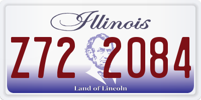 IL license plate Z722084