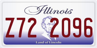 IL license plate Z722096