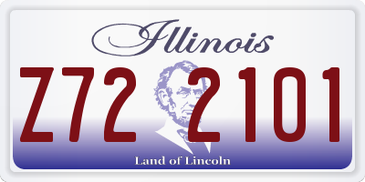 IL license plate Z722101