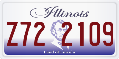 IL license plate Z722109