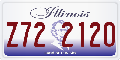 IL license plate Z722120