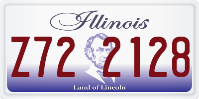 IL license plate Z722128