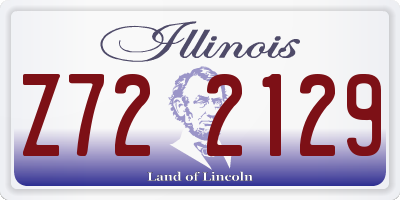IL license plate Z722129