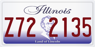 IL license plate Z722135