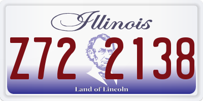 IL license plate Z722138