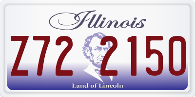 IL license plate Z722150