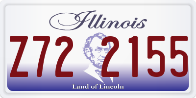 IL license plate Z722155