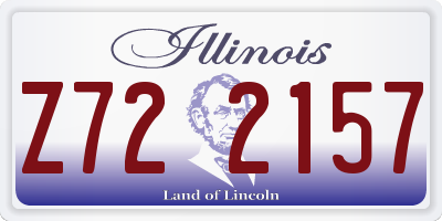 IL license plate Z722157