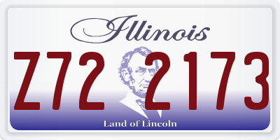 IL license plate Z722173