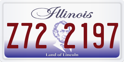 IL license plate Z722197