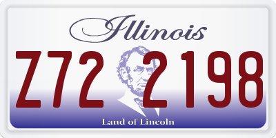 IL license plate Z722198