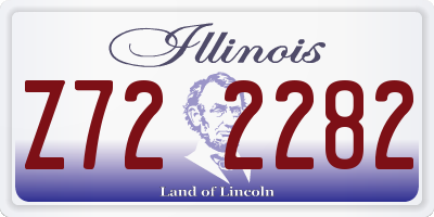 IL license plate Z722282