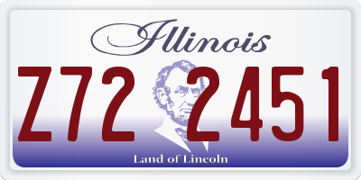 IL license plate Z722451