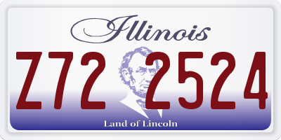 IL license plate Z722524