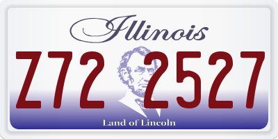 IL license plate Z722527