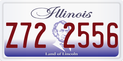 IL license plate Z722556
