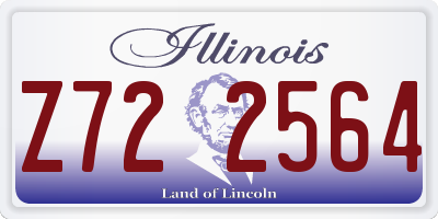 IL license plate Z722564