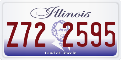 IL license plate Z722595