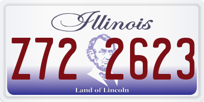 IL license plate Z722623