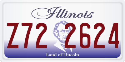 IL license plate Z722624