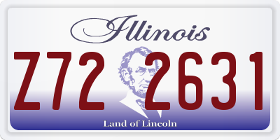 IL license plate Z722631