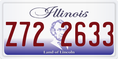 IL license plate Z722633