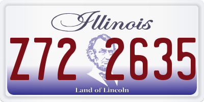 IL license plate Z722635
