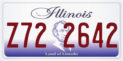 IL license plate Z722642