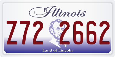 IL license plate Z722662