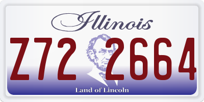 IL license plate Z722664