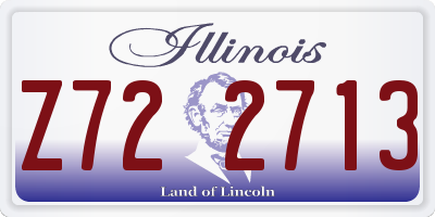 IL license plate Z722713