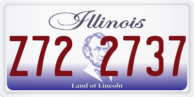 IL license plate Z722737