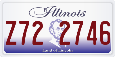 IL license plate Z722746