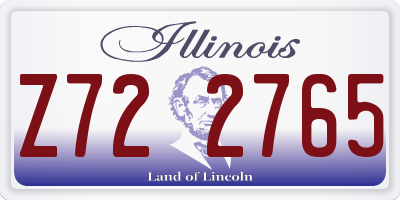 IL license plate Z722765
