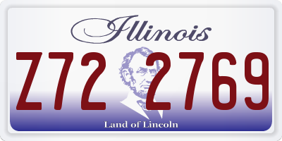 IL license plate Z722769