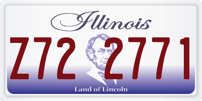 IL license plate Z722771