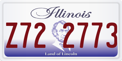 IL license plate Z722773
