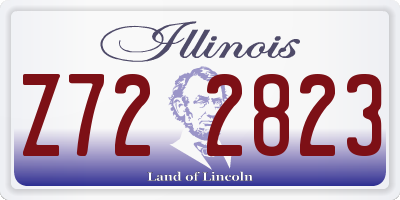 IL license plate Z722823