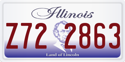 IL license plate Z722863