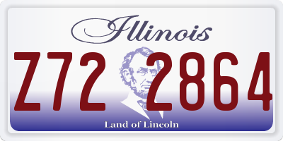 IL license plate Z722864