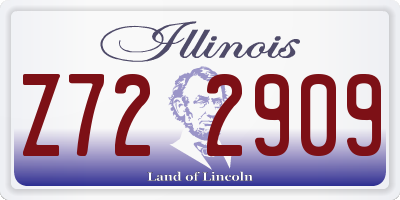 IL license plate Z722909