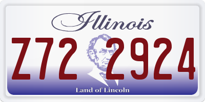 IL license plate Z722924