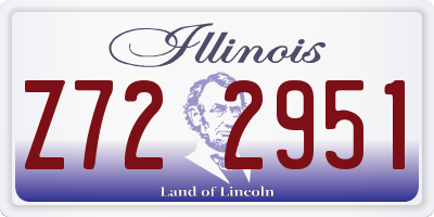IL license plate Z722951